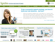 Tablet Screenshot of igniteyourrecruiting.soundconcepts.com